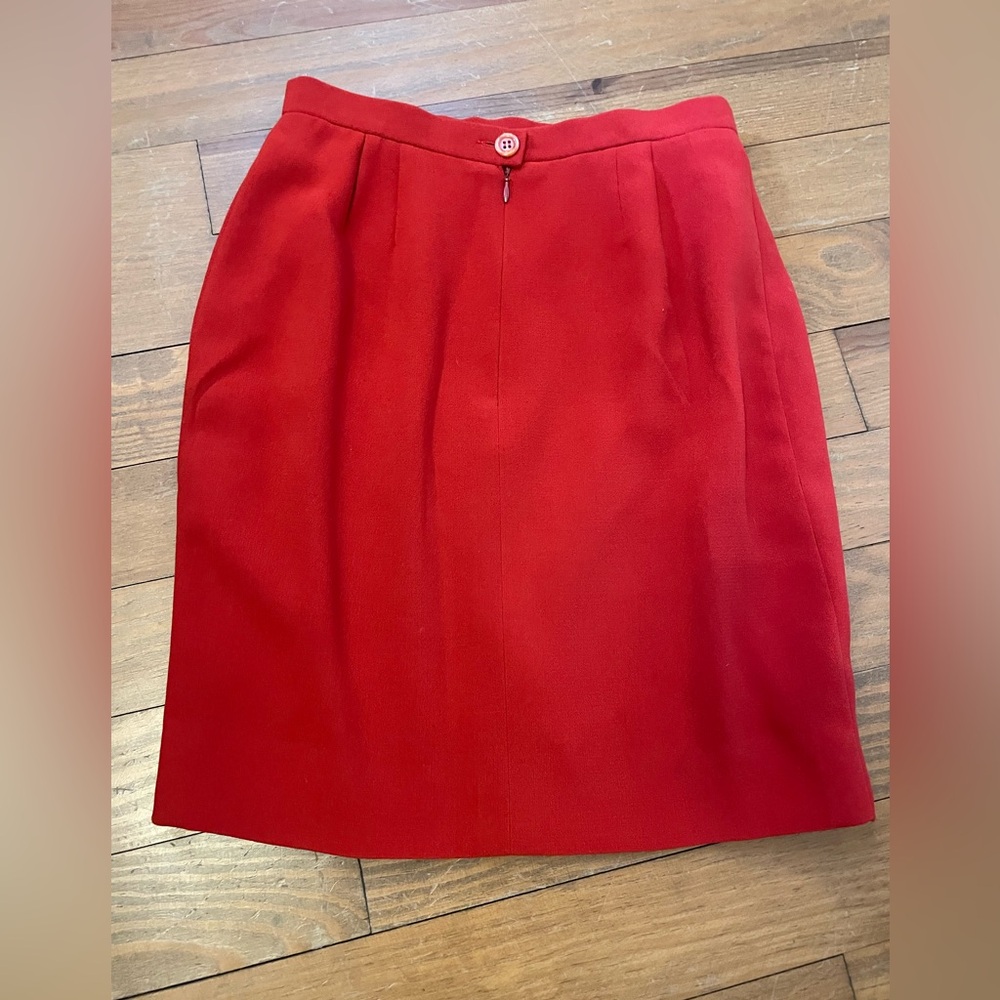 Lagerfeld Red Pencil Skirt